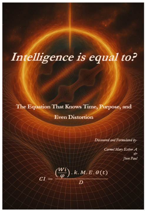Intelligence is equal to?: The Equation That Knows Time, Purpose, and Even Distortion